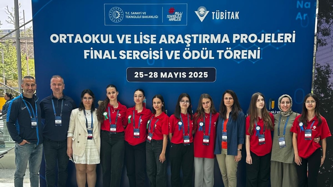 TÜBİTAK 2204 Öğrenci Araştırmaları Proje Yarışması Türkiye Finallerine  Kurumumuz Avrupa Bölge Birincisi Olarak Katıldı...